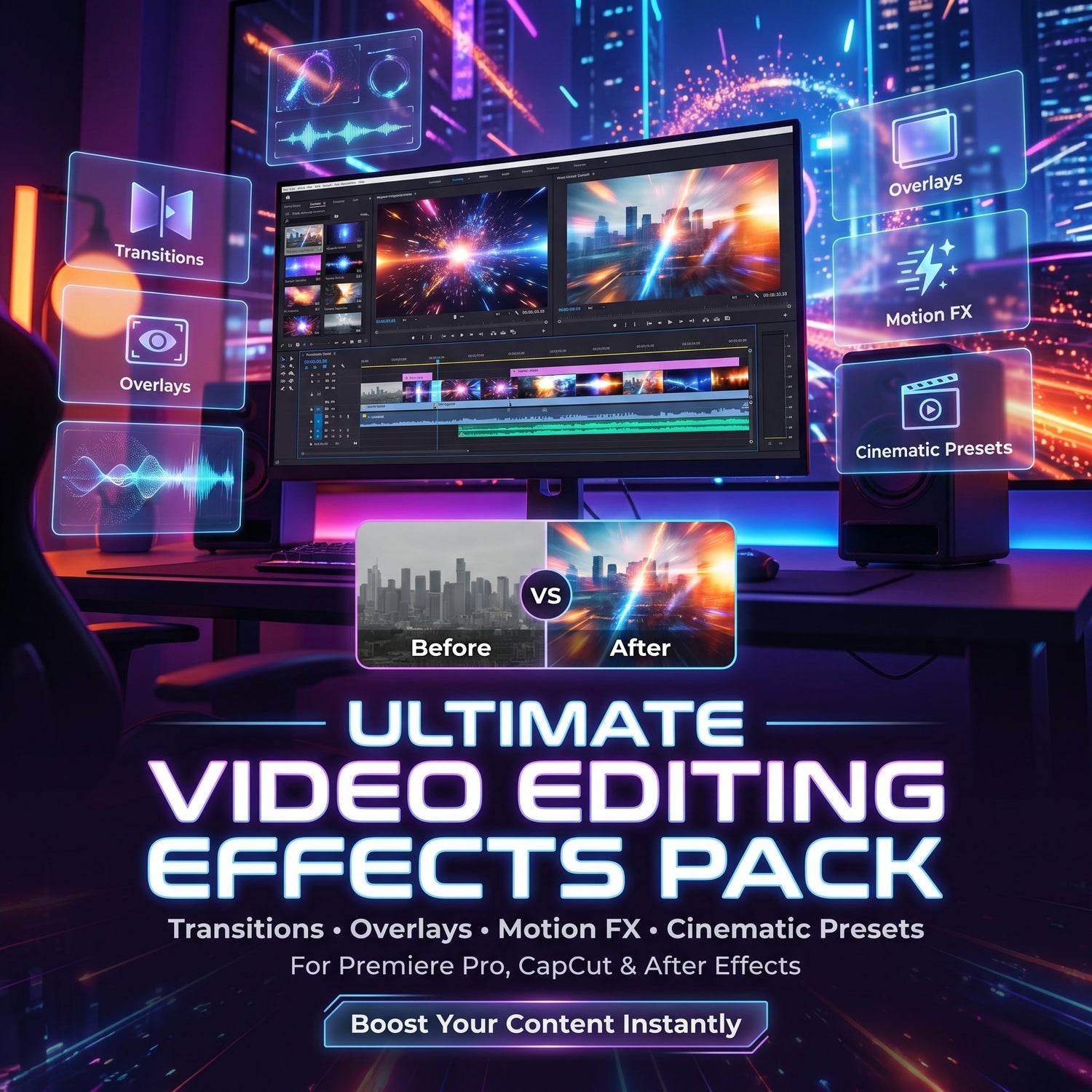 Video Editing Effects Pack