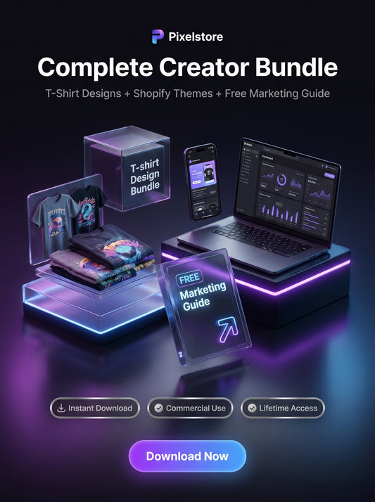 Premium Shopify Themes, T-Shirt Designs & Free Marketing Guide