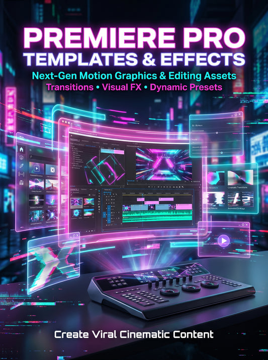 Premium Premiere Pro Templates, Transitions & Motion Effects
